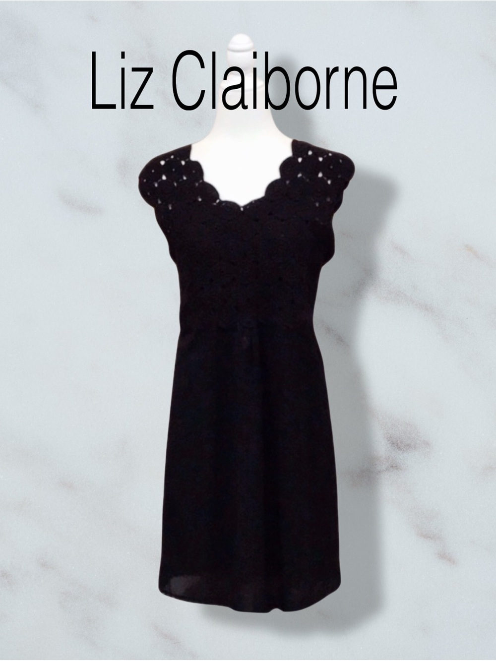 LIZ CLAIBORNE Crocheted Top Dress Size Medium NWT